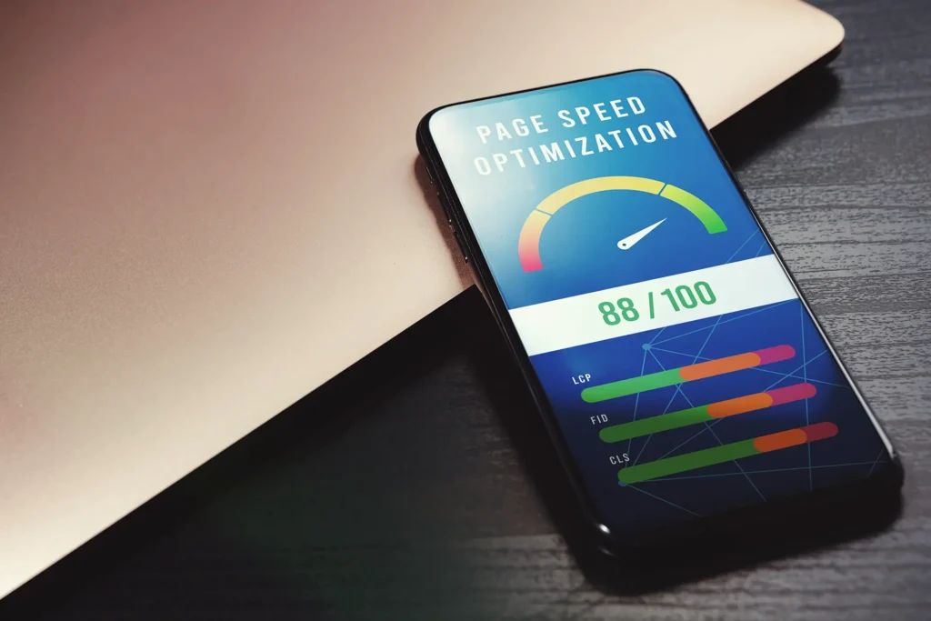 Controllo delle prestazioni del sito web mobile con l'ottimizzazione della velocità della pagina